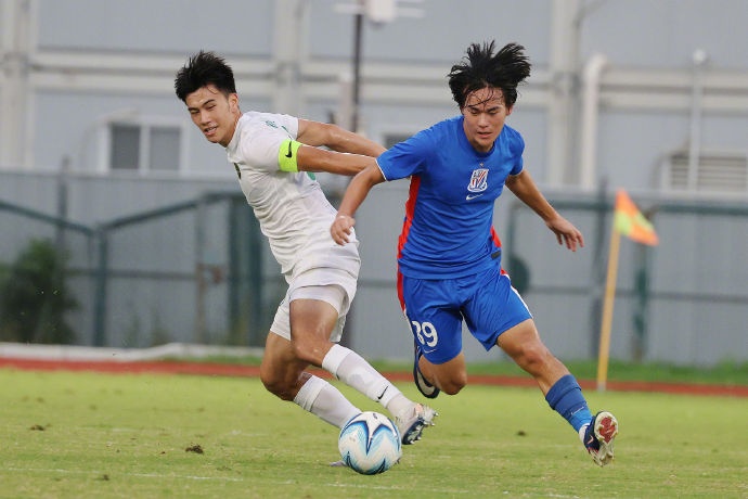 申花U20主场0-1浙江 第92分钟遭角球绝杀